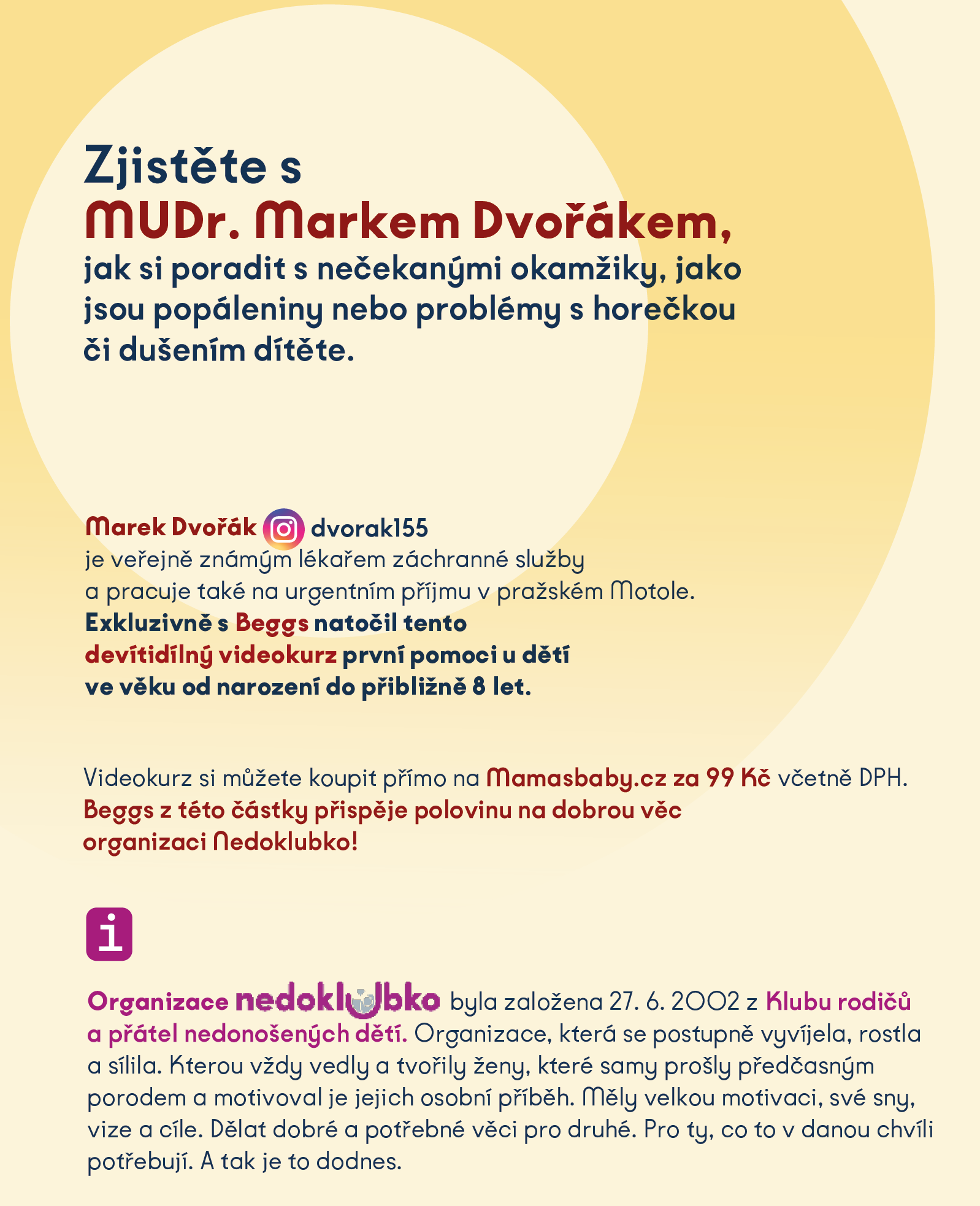 Videokurz první pomoci s Markem Dvořákem